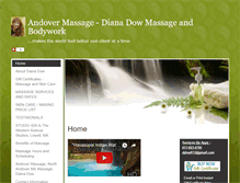 Tablet Screenshot of dianadow.massagetherapy.com