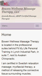 Mobile Screenshot of amandabowen.massagetherapy.com