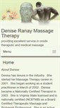 Mobile Screenshot of deniseranay.massagetherapy.com