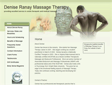 Tablet Screenshot of deniseranay.massagetherapy.com