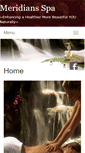 Mobile Screenshot of meridians-spa.massagetherapy.com