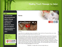 Tablet Screenshot of healingtouchmassagebyhelen.massagetherapy.com