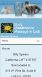 Mobile Screenshot of bodymaintenanceinlodi.massagetherapy.com