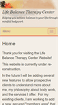 Mobile Screenshot of lifebalancetherapycenter.massagetherapy.com