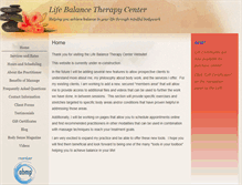 Tablet Screenshot of lifebalancetherapycenter.massagetherapy.com