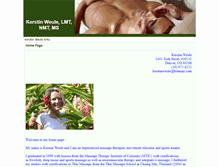 Tablet Screenshot of kerstinweule.massagetherapy.com