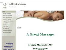 Tablet Screenshot of georgia.massagetherapy.com
