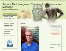 Tablet Screenshot of andrew-mell-therapeuticmassage.massagetherapy.com