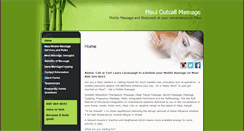 Desktop Screenshot of mauioutcallmassage.massagetherapy.com