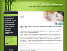 Tablet Screenshot of mauioutcallmassage.massagetherapy.com
