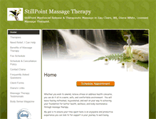 Tablet Screenshot of dianawhite.massagetherapy.com