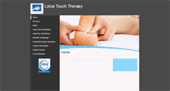 Desktop Screenshot of lotustouchtherapy.massagetherapy.com