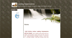 Desktop Screenshot of lastingimpressions.massagetherapy.com