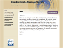 Tablet Screenshot of jennychorba.massagetherapy.com