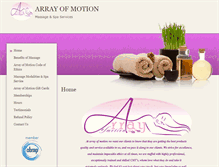 Tablet Screenshot of aom.massagetherapy.com