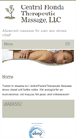 Mobile Screenshot of lauramartin.massagetherapy.com
