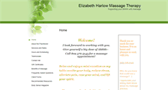 Desktop Screenshot of elizabethharlow.massagetherapy.com