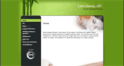 Desktop Screenshot of lynndeeves.massagetherapy.com