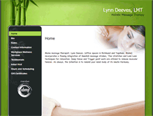 Tablet Screenshot of lynndeeves.massagetherapy.com