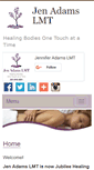 Mobile Screenshot of jenadamslmt.massagetherapy.com