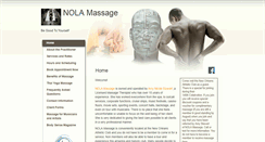 Desktop Screenshot of nola.massagetherapy.com