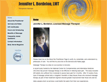 Tablet Screenshot of jenniferb.massagetherapy.com