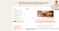 Desktop Screenshot of bebalanced.massagetherapy.com
