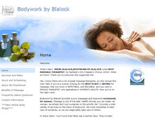 Tablet Screenshot of bodyworkbyblalock.massagetherapy.com