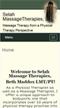 Mobile Screenshot of bethmaddox.massagetherapy.com