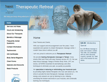 Tablet Screenshot of massagesouthphoenix.massagetherapy.com