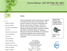 Tablet Screenshot of donnabishop.massagetherapy.com