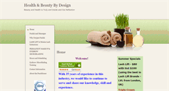 Desktop Screenshot of healthandbeautybydesign.massagetherapy.com