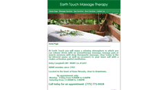 Desktop Screenshot of earthtouch.massagetherapy.com