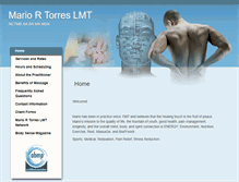Tablet Screenshot of mariortorreslmt.massagetherapy.com