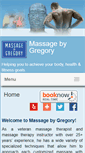 Mobile Screenshot of massagebygregory.massagetherapy.com