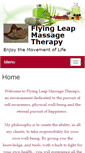 Mobile Screenshot of flyingleap.massagetherapy.com