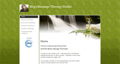 Desktop Screenshot of megsmassage.massagetherapy.com