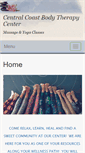 Mobile Screenshot of centralcoastbodytherapy.massagetherapy.com