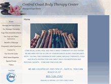 Tablet Screenshot of centralcoastbodytherapy.massagetherapy.com
