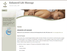 Tablet Screenshot of hlmassage.massagetherapy.com