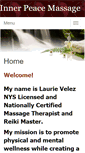 Mobile Screenshot of laurievelez.massagetherapy.com