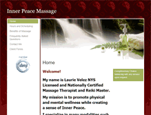 Tablet Screenshot of laurievelez.massagetherapy.com