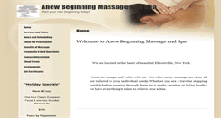 Desktop Screenshot of anew.massagetherapy.com