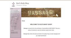 Desktop Screenshot of kacisbodyshop.massagetherapy.com