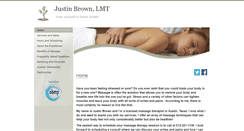 Desktop Screenshot of justinbrown.massagetherapy.com