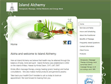 Tablet Screenshot of island.massagetherapy.com