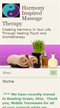 Mobile Screenshot of harmonyinspired.massagetherapy.com
