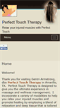 Mobile Screenshot of perfecttouch.massagetherapy.com