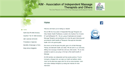 Desktop Screenshot of aim.massagetherapy.com