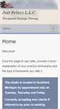 Mobile Screenshot of justrelaxx.massagetherapy.com